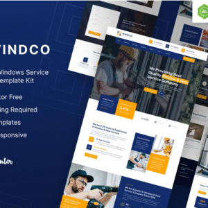 Windco – Doors & Windows Service Elementor Template Kit download