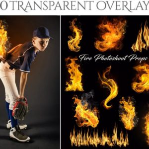 Digital Fire PNG Overlays, Transparent Fire Clipart...