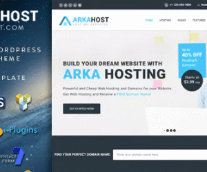 Arka Host – WHMCS Hosting, Shop & Corporate Theme download