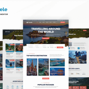 Travele – Travel & Tour Agency Elementor Template Kit download