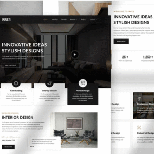 Inner – Interior Design & Architecture Template Kit download