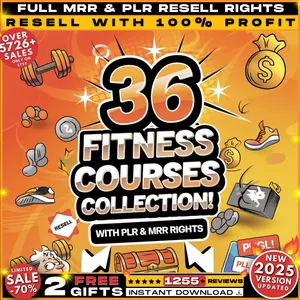 36 Fitness Courses Bundle | Workout & Wellness Programs to Build a Profitable Fitness Brand