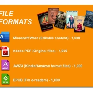 1000 timeless classic & famous novels in digital format (100% copyright free)