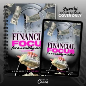DIY eBook Cover Canva Templates | Financial Freedom & Money eBook Designs