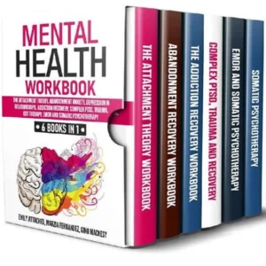 Mental Health Workbook Collection | 6-in-1 Guide for Attachment, Anxiety, Depression, Relationships & Recovery
