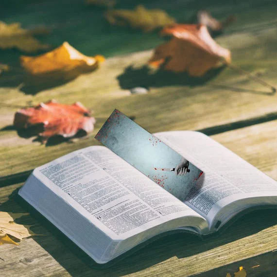 Thriller & Horror Bookmark Bundle | Crime Theme Printable Bookmarks | Digital Templates