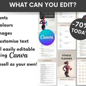 DFY Health & Fitness Bundle: PLR Ebooks, Planners, Guides (Ready to Resell)