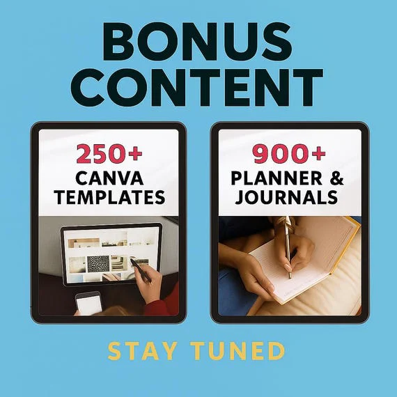 DFY Fitness Bundle — PLR Ebooks, Planners, and Weight Loss Journal (Digital Download).