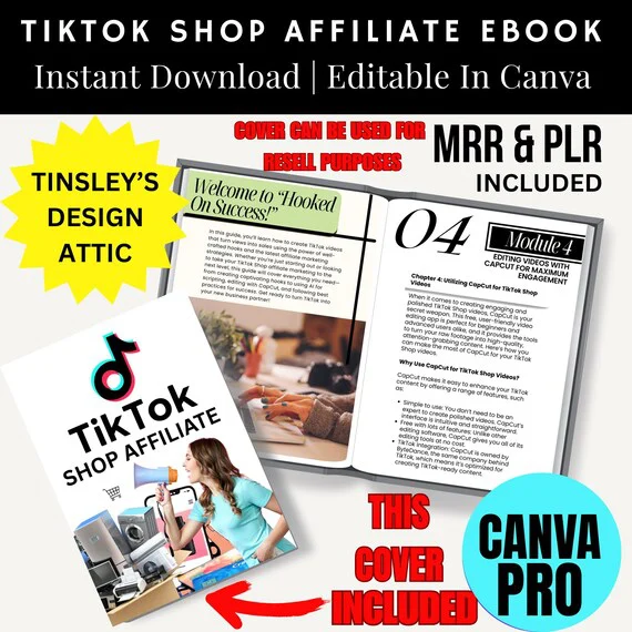 TikTok Shop Affiliate Hooks and Scripts | Monetize TikTok | MRR & PLR | Boost Sales and Engagement | Master Resell Rights | 2025