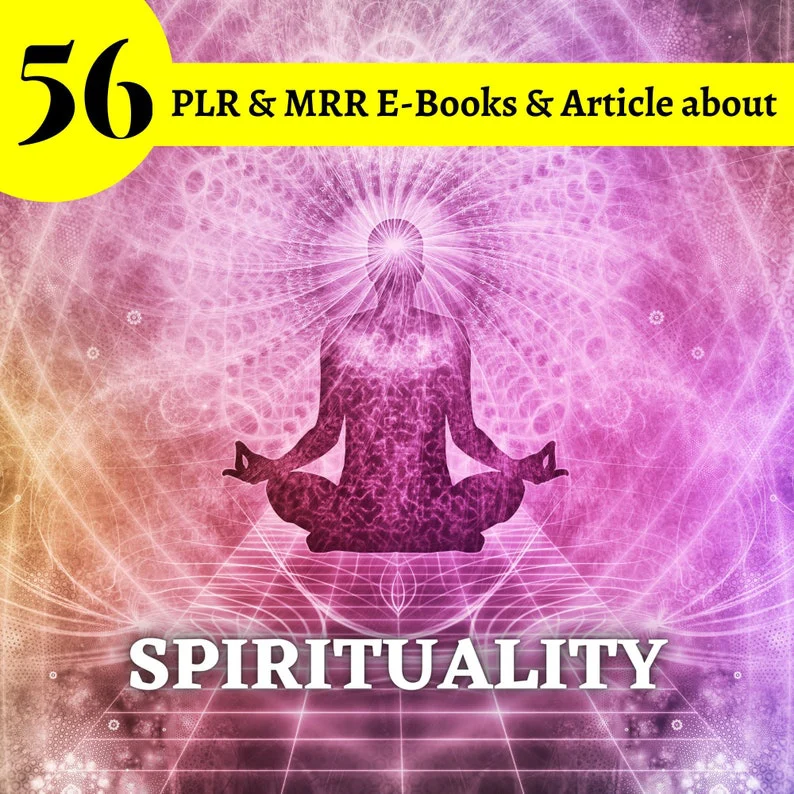 56 Spirituality eBooks & Articles Bundle | Commercial-Use Digital Downloads Ready to Sell