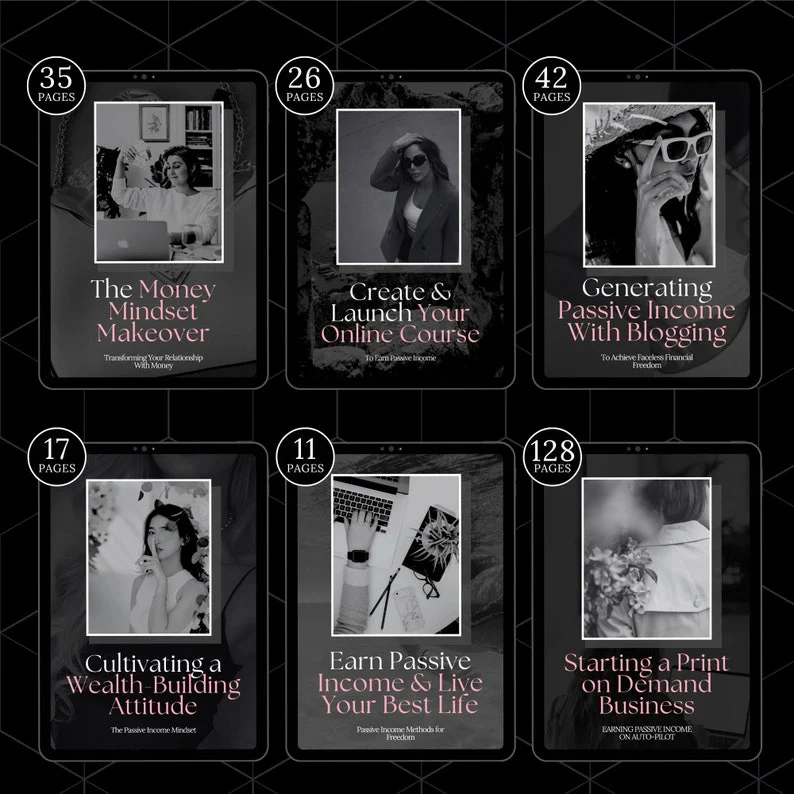 Passive Income eBook Bundle | Done-For-You Digital eBooks