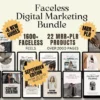 26 Faceless Digital Marketing Products | Done-For-You Business Vault