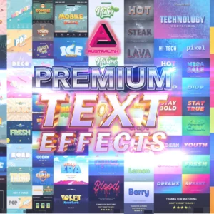 1000+ Premium Photoshop Text Effects & Styles | Editable PSDs with 1000+ Fonts