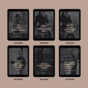 Passive Income eBook Bundle + Faceless Photos | Digital Download with Resell Rights MRR