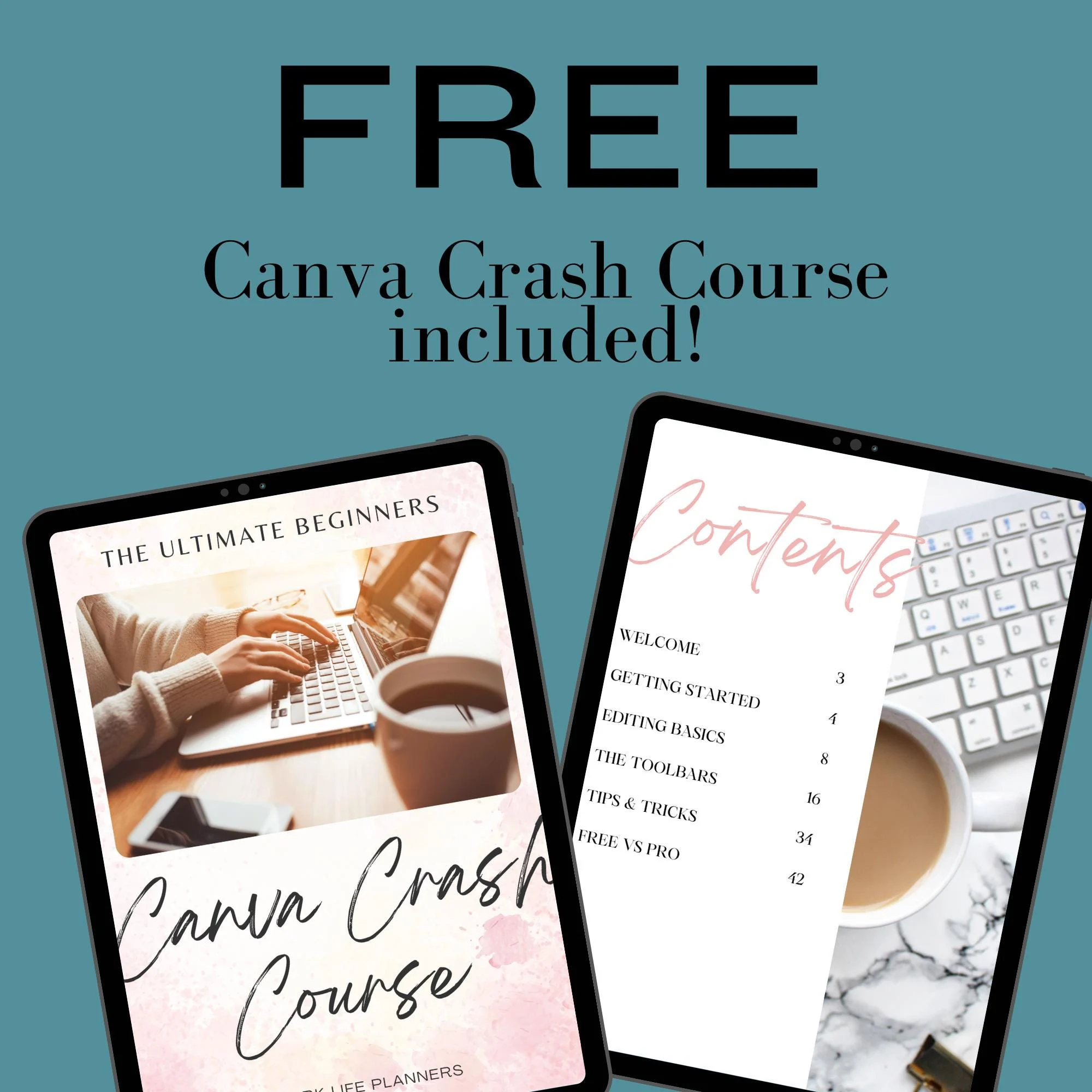 150-Page Canva eBook Template: A4 Course Workbook Digital Download