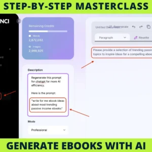 Create & Sell eBooks with AI | Full Masterclass + Step-by-Step Video Tutorials